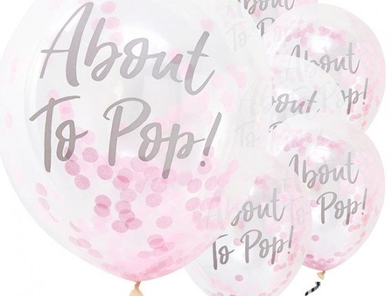 'About to pop' Ballonnen | Roze 